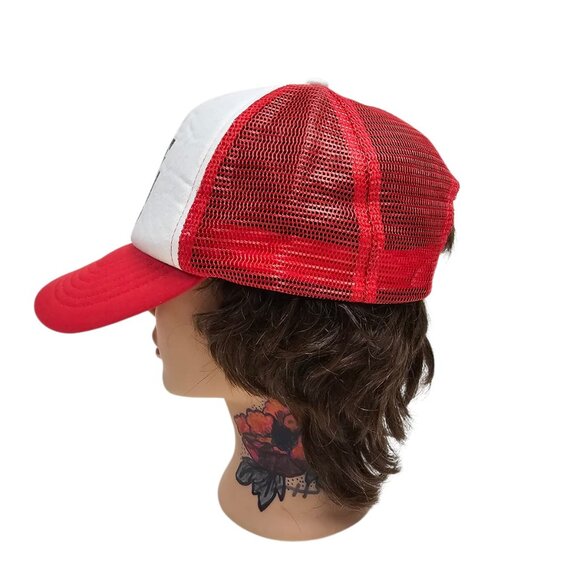 Gone Squatchin . Animal Planet red and white mesh-back cap - Picture 3 of 8